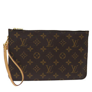 LOUIS VUITTON Monogram Neverfull MM Pouch Accessory Pouch LV Auth 70307